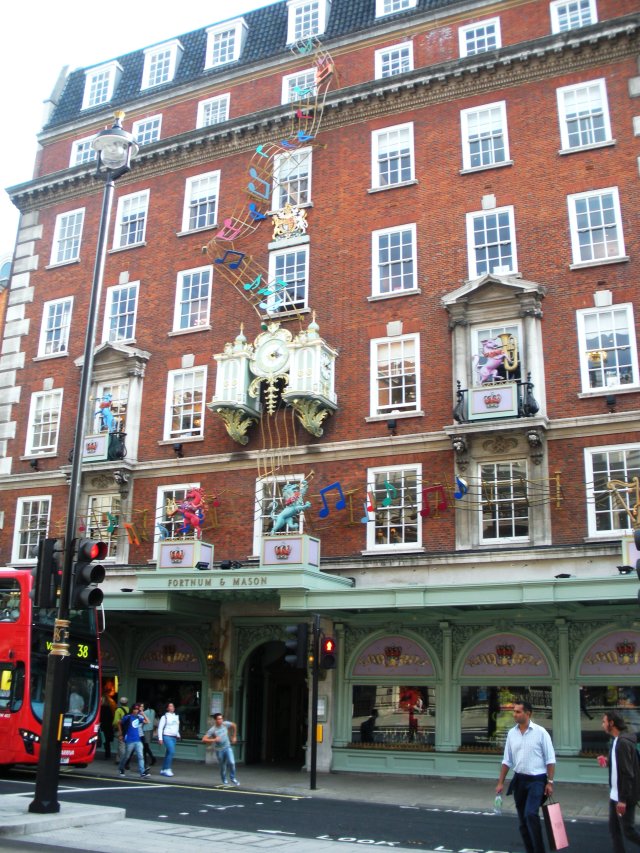 Looking at Fortnum & Mason, London 