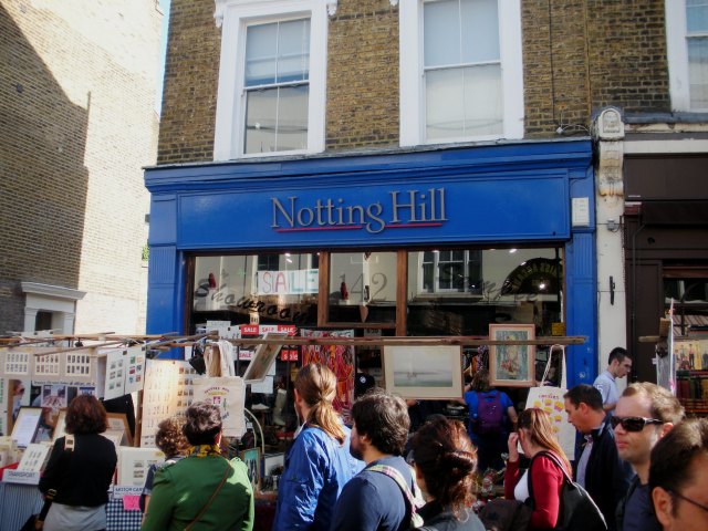 a shop in Notting Hill