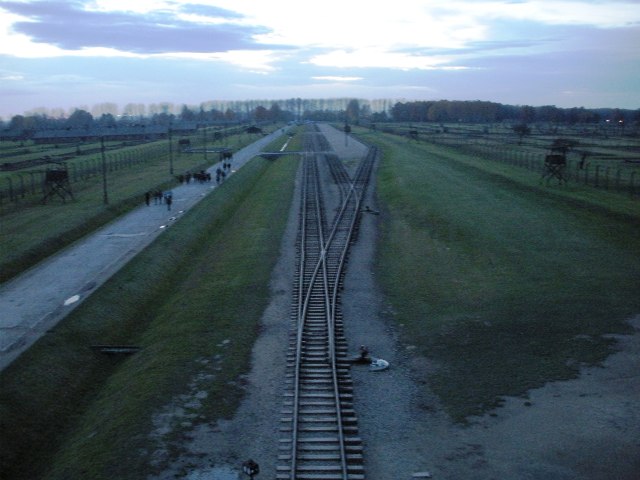 Auschwitz 2 - Berkenau from the Main Gate by marktravel