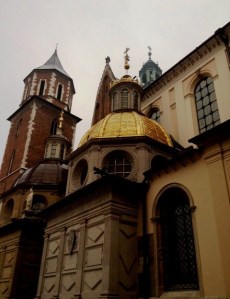 Wawel Cathedral with golden roof of Sigmuntus Chapel in Krakow by marktravel
