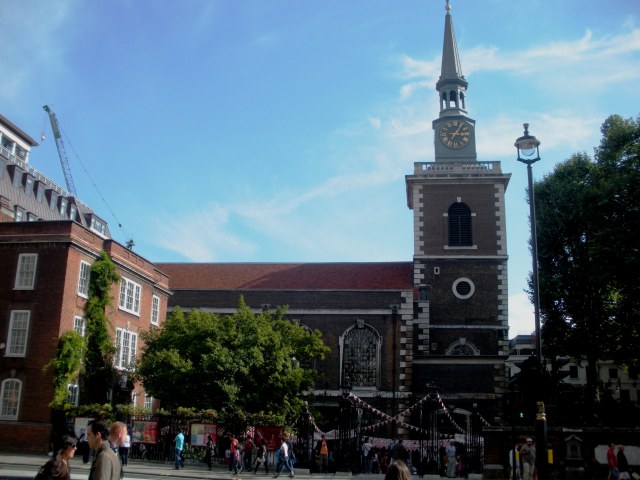 a view of Piccadilly Market in London