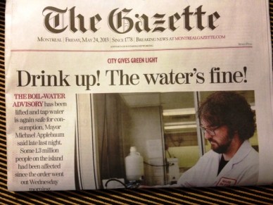 Montreal Water by marktravel