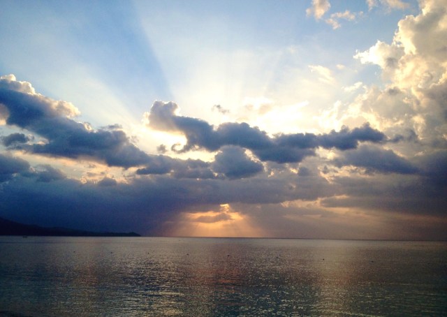 Jamaica at sunset by marktravel