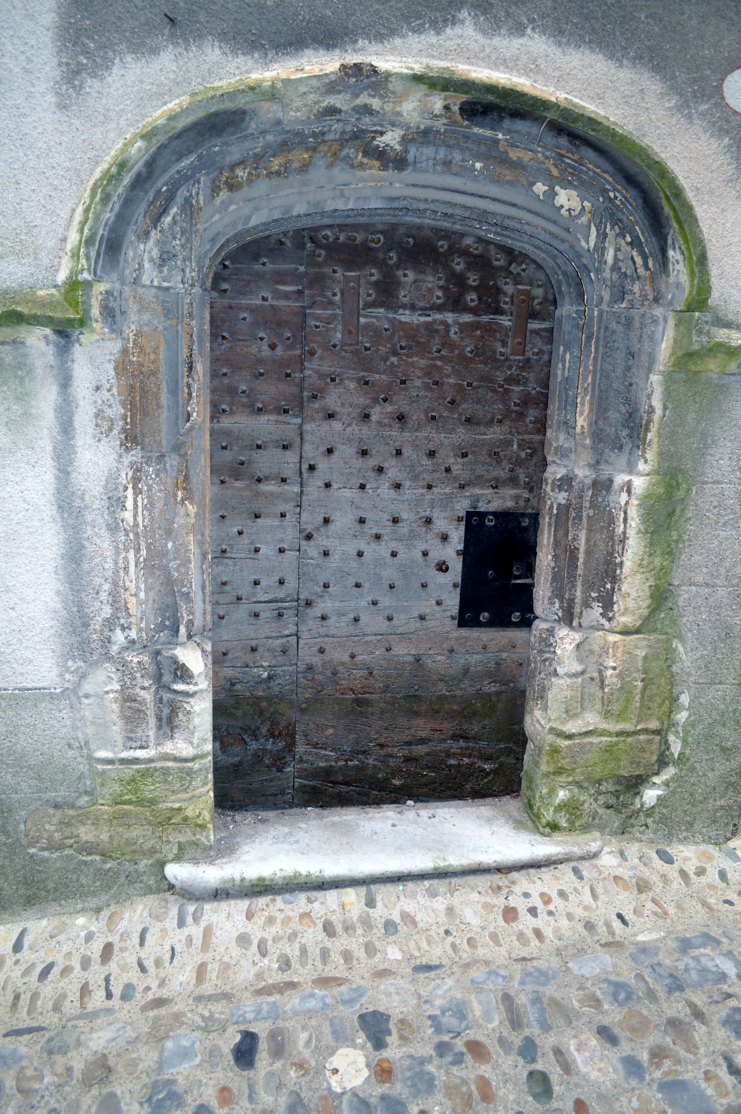 Old door in Viviers, France