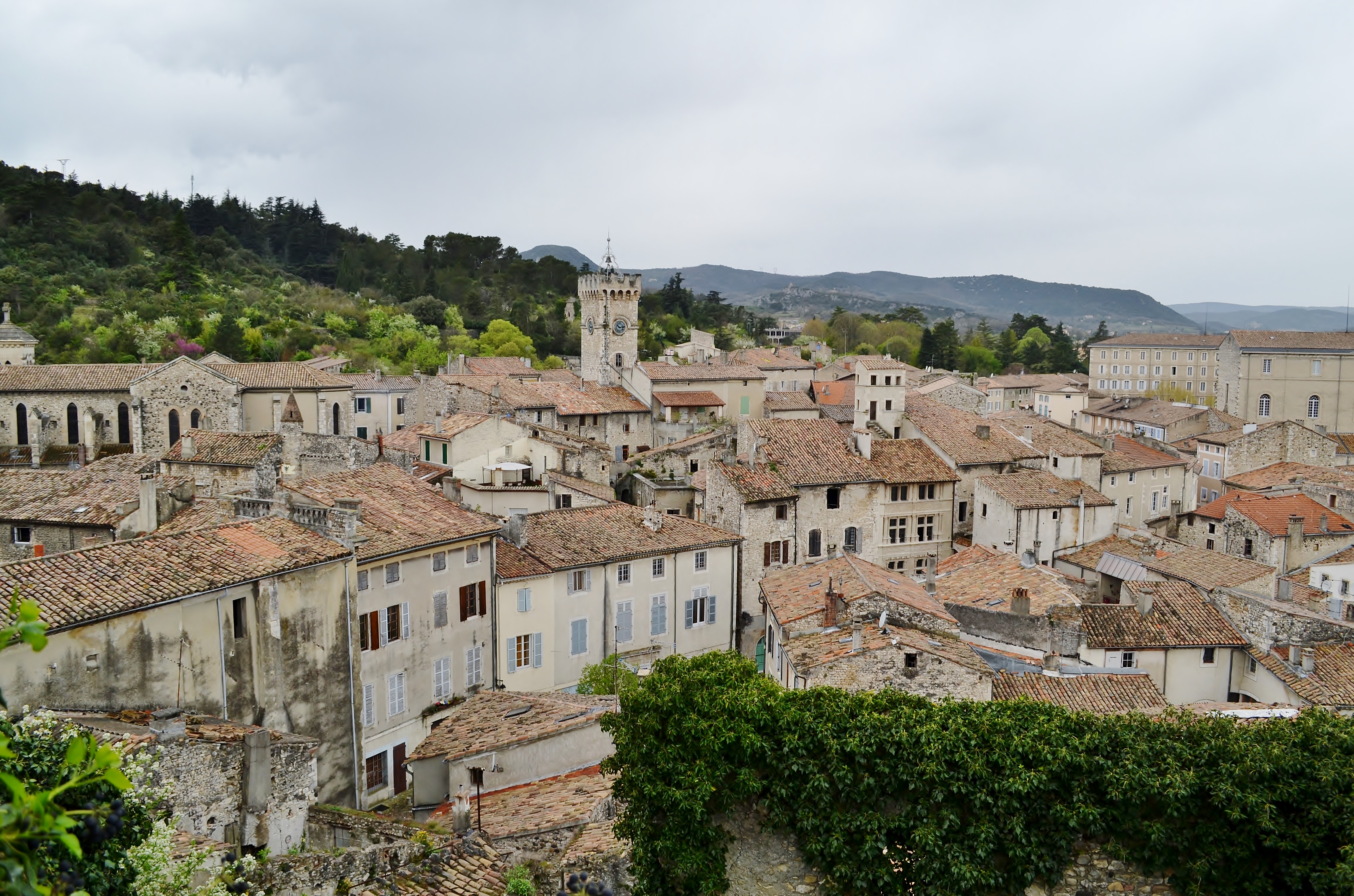 Overlooking Viviers
