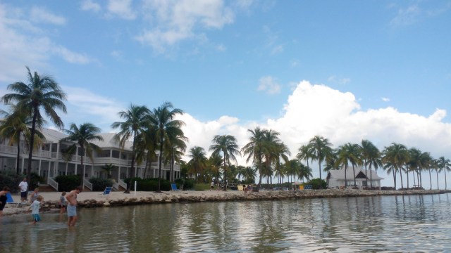 An oceanfront view in Marathon, Florida 