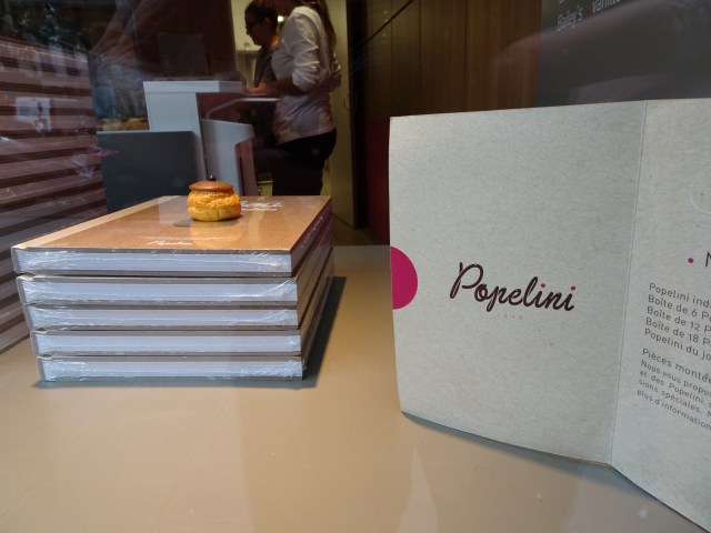Inside the Popelini retail location in Marais, the pastry house dedicated to cream puffs in Paris