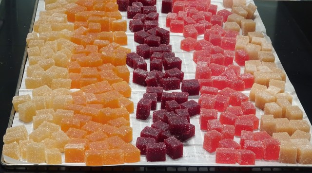 A selection of delicious candies from a candy store in the Marais district of Paris