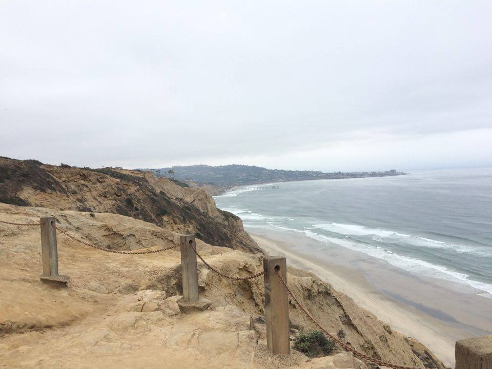 San Diego - A coastal view of LaJolla Shores