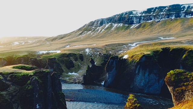 Looking over a fjord in Norway