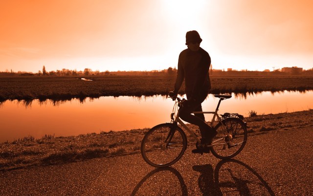 cycle into the sunset