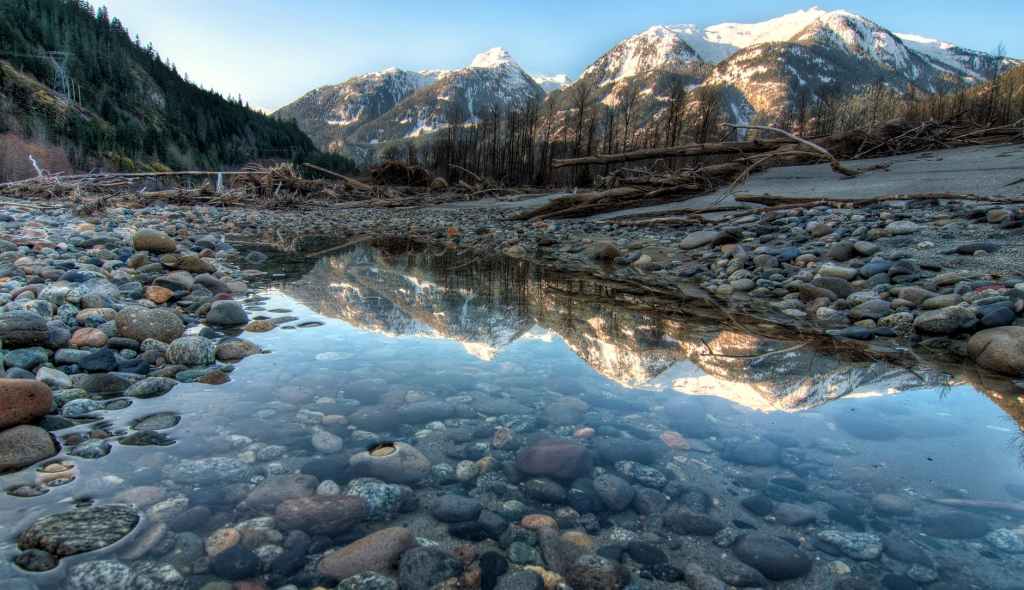 The mountains of British Columbia