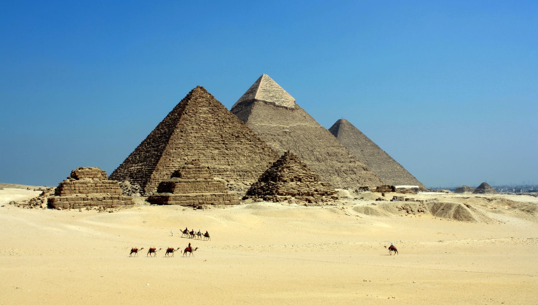The great pyramids of Egypt
