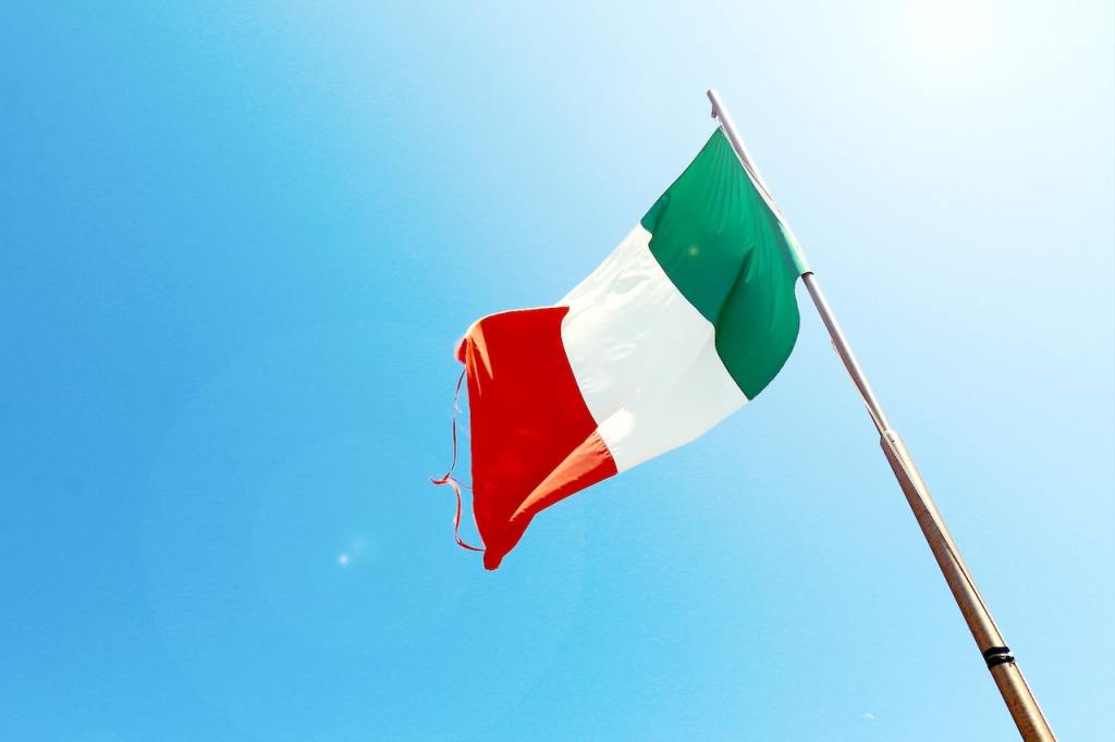 The Italian flag