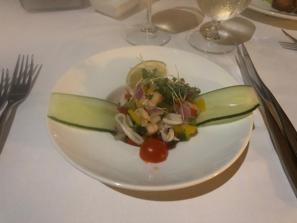 Delicious seafood appetizer