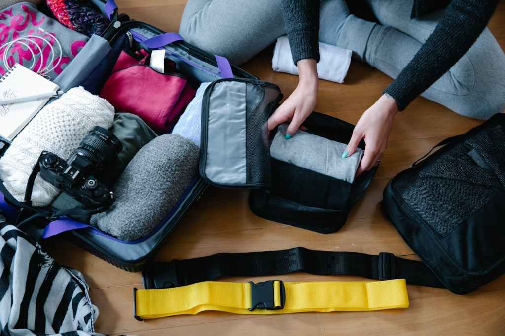 woman using smart packing tips to maximize space