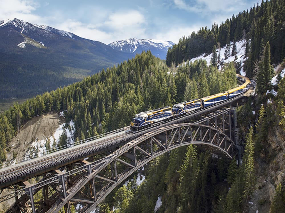 Rocky Mountaineer train in Canada